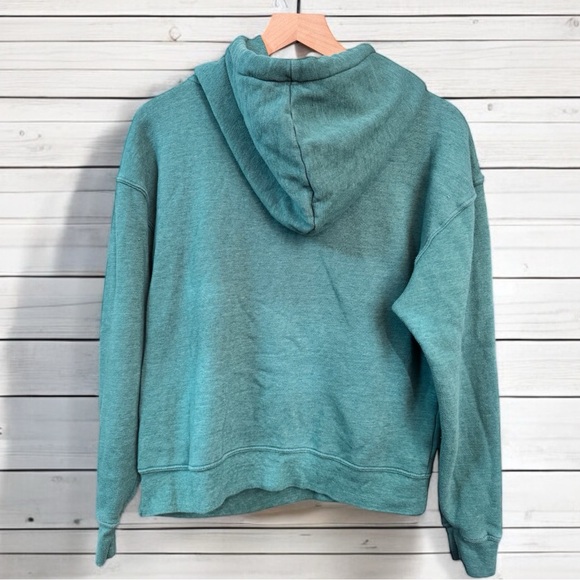 Roller Rabbit Après Ski Club Hoodie Sweatshirt Green Est. 2003 Pullover Small - Picture 2 of 6